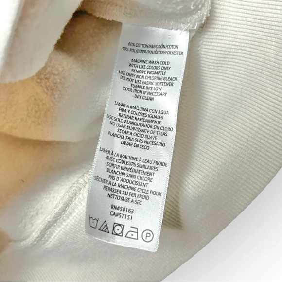 Calvin Klein Performance Cream Crewneck Sweatshirt XS - Picture 4 of 5